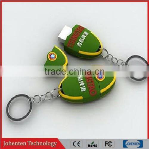 promotional bulk 128GB pen drive movies cartoon Laser Logo cheap and high quality