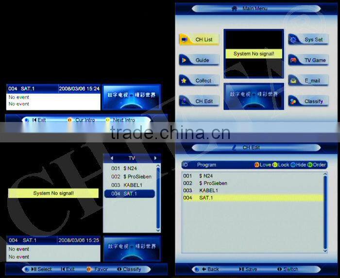 Metal Housing Mini DVB-C Cable TV Receiver with Muti-search Function