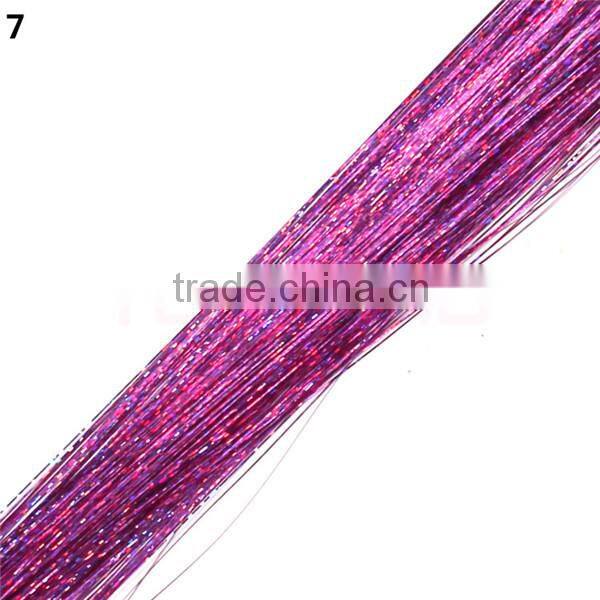 Sparkling Bling Hair Tinsel with Various Colors For Holidays, Birthdays, Night Clubs, Weddings