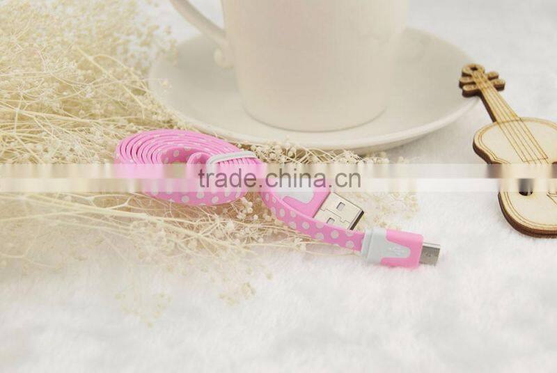 Usb cable for charging Printing USB Cable for V8 for micro usb data wire
