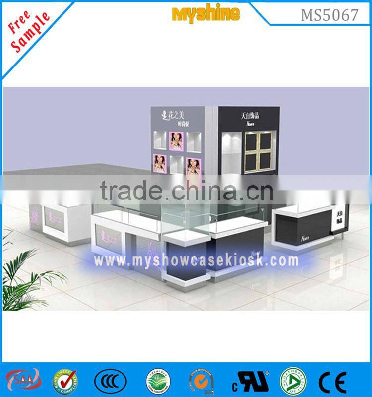 Modern Wood Material perfume display showcase