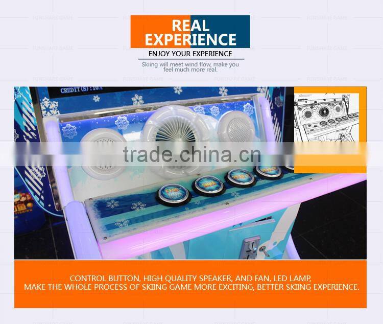 Funshare 2015 Cool Skiing Coin Operated Game Machine Skill Amusement Machine Simulator Game Machine