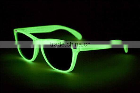 Glow in the dark sunglasses for party events