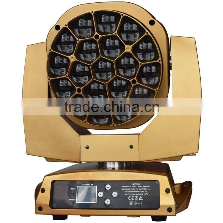 Three Years Warranty Clay Paky Bee Eye K10 Beam Wash Zoom 4in1 RGBW 19x15w LED Moving Head Light