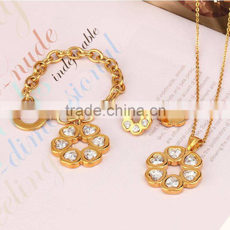 White Zircon Stone Jewerely