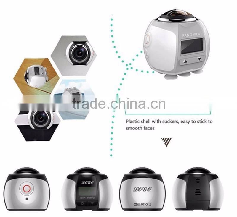 New action 360 panoview Camera 4k extreme wifi camera VR function