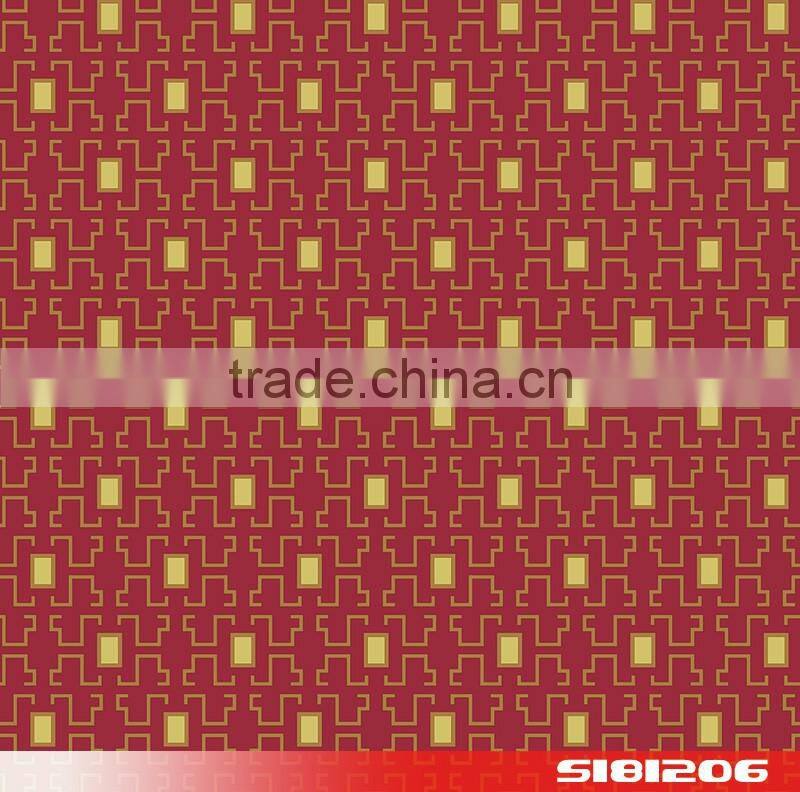 Blue I-shaped pvc wallpaper wallcovering S181207