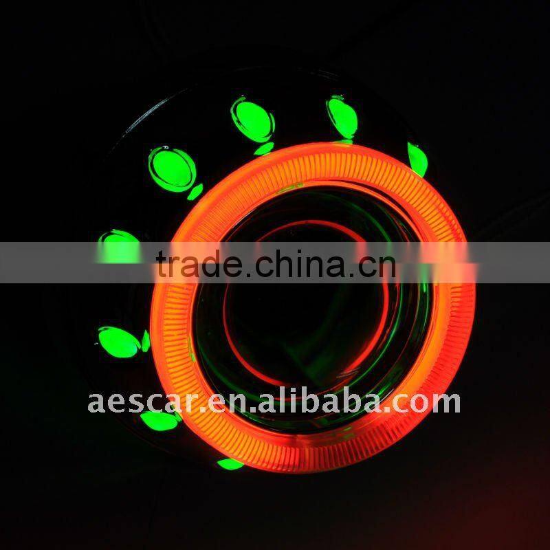 China factory hid projector lens kit/bi-xenon projector lens light/mini projector lens