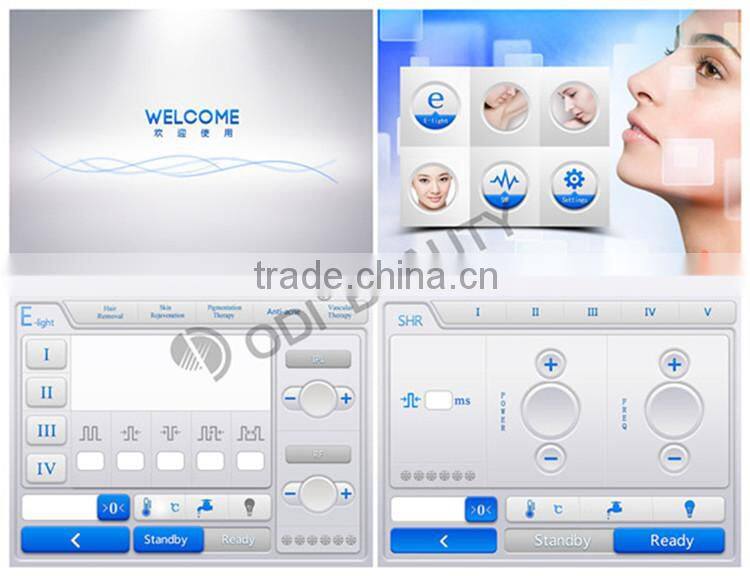 OPT ipl hair removal equipment with 80.000 shots ipl flash lamp