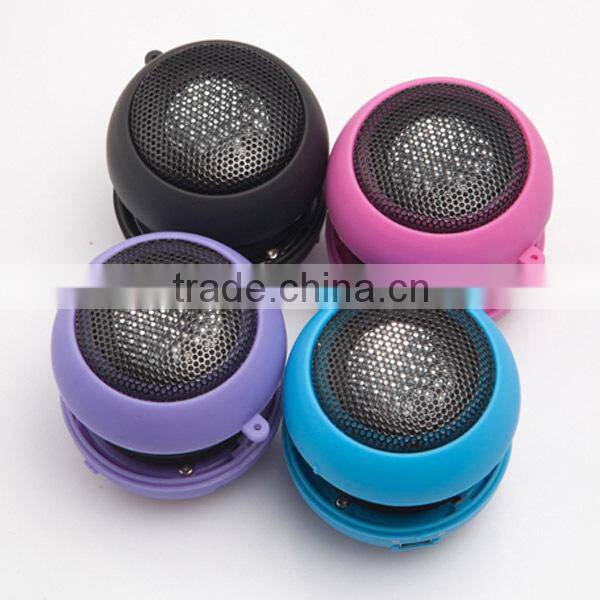Mini Bomb Keychain USB Rechargeable 3.5 mm Speaker