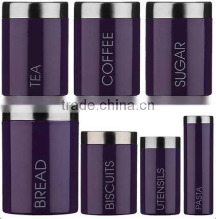Colored Kitchen Storage Canister