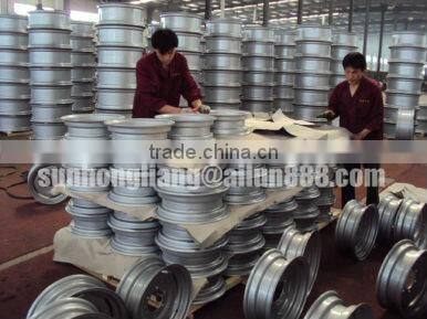 split steel wheel rim for forklift s 4.00E-9 for tyre 600-9