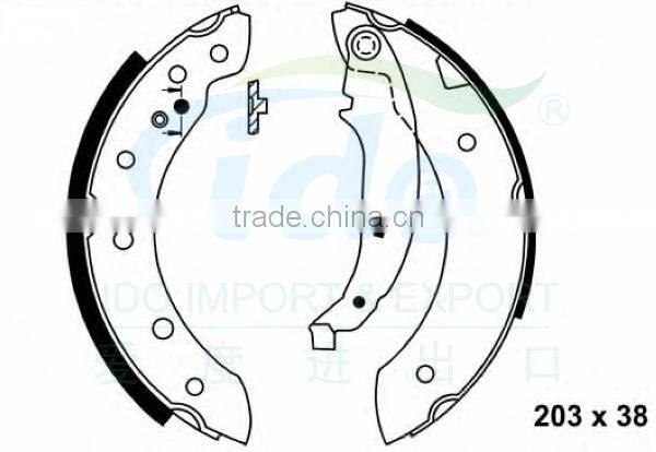 high quality disc brake shoe for Renault twingo Dacia Logan Peugeot 7701208111 4241.J5