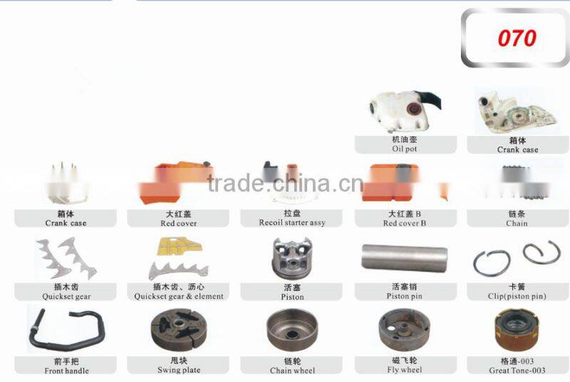 MS 070 660 038 380 381 GASOLINE PORTABLE CHAINSAW AND SPARE PARTS