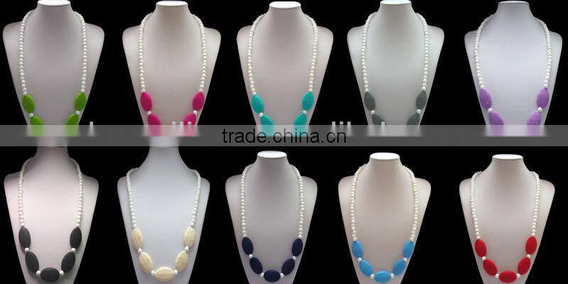 2013 new idea religious silicon beads necklace with pendent starfish