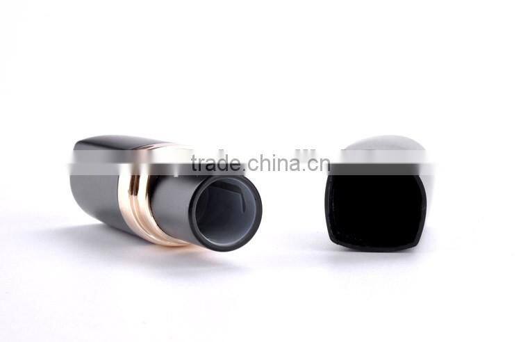 Made in China plastic lipstick case/matte black lipstick tube