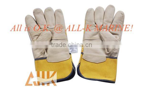 Vinyl Leather Winter Gloves