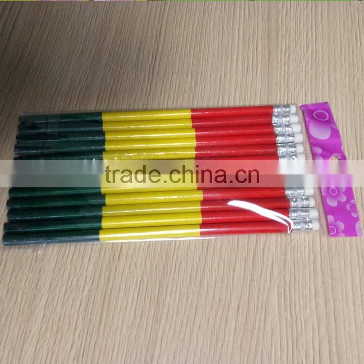 low price standard HB wooden pencils set for writing