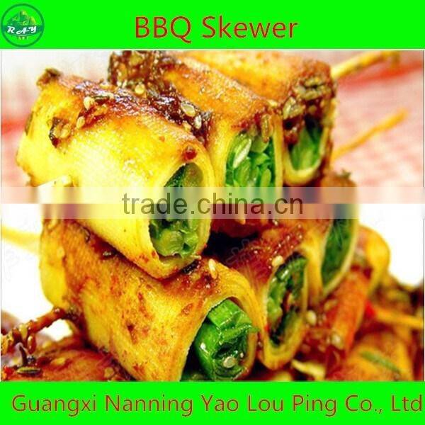 eco-friendly round bamboo barbecue sticks