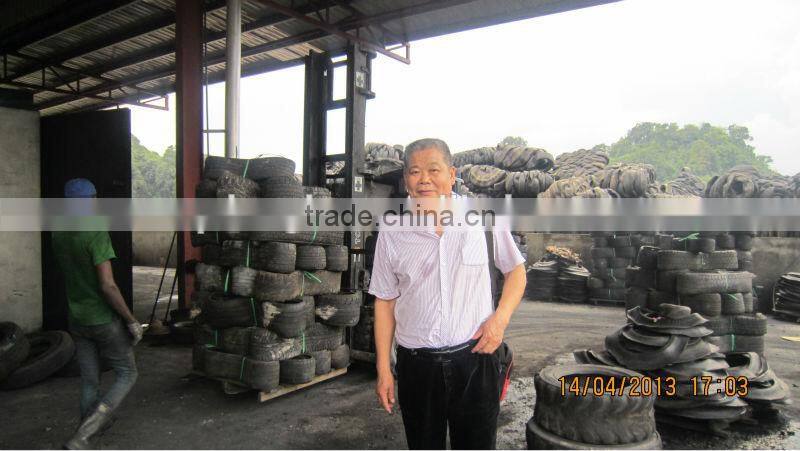 High efficiency batch type waste tire to oil pyrolisis machine