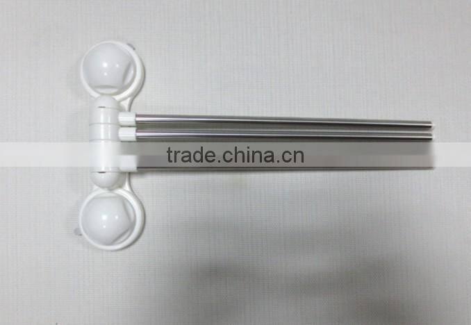 Rotatable 4 Tier Stainless Steel Bathroom Towel Drying Rack Shelf