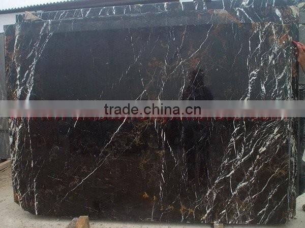 NATURAL BLACK AND GOLD (MICHAELANGELO) MARBLE SLABS