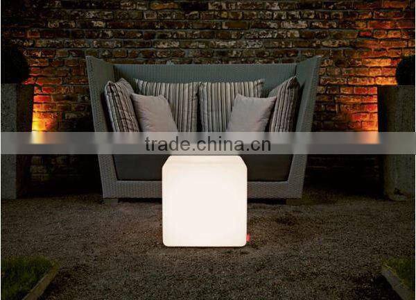 Living Room Color Changing LED Cube Chair