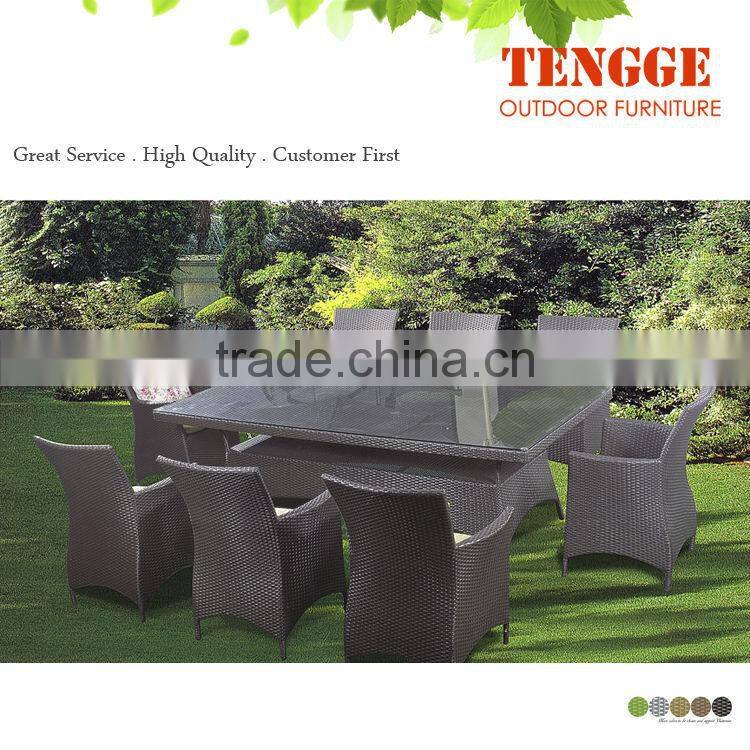 Glass dining table and chairs for dining room furniture