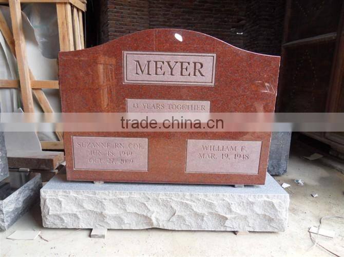 Taiwan red granite tombstone prices