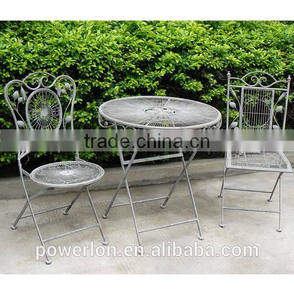 Patio table and chair set