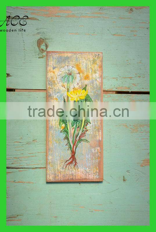 Custom wood painted UV printing on wood Digital print on wood