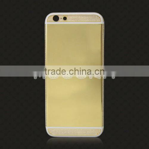 For iPhone 6s/6splus gold housing back cover replacement for iPhone6S,for iphone 6s gold housing