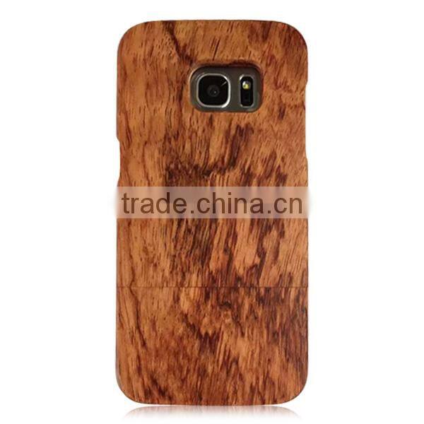 Wooden cell phone case,custom logo real wooden case for Samsung S7