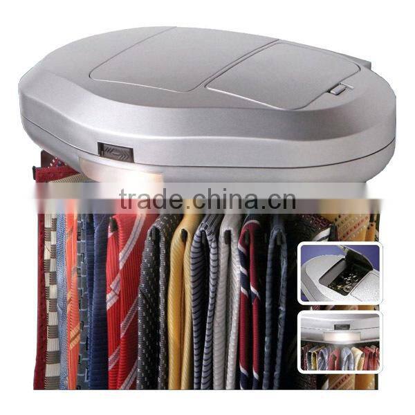mini revolving tie rack/display tie rack/hanger tie rack/closet tie rack