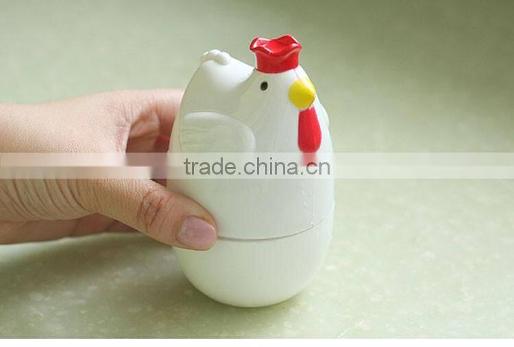 hot sale office portable cheap chicken plastic microwave single egg boiler