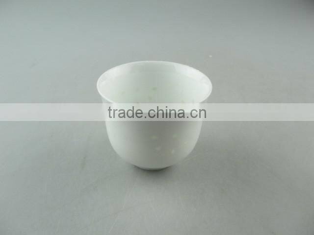 wholesale stock porcelain/ceramics type white cava cup