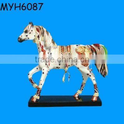 Antique collectible horse statue