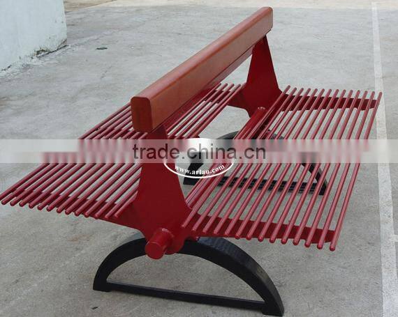 Arlau Cheap Outside Furniture,Iron Casting Bench Legs,2013New Arrival Folding Metal Outdoor Bench