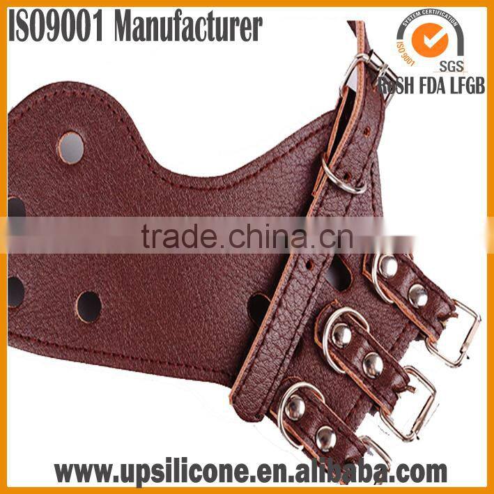 army high quality leather dog Muzzle