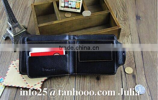 Wholesale men business purse/sexy clip/leather men wallet