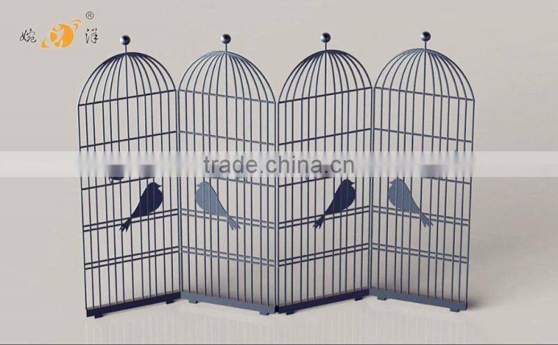 Continental restaurant decoration hollow with pulley metal screen