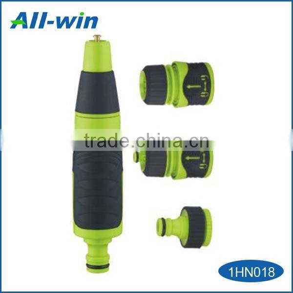 High-quality adjustable plastic hose nozzle set with hose connector