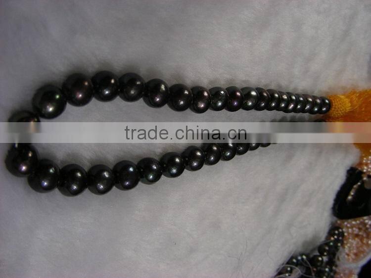 9-10 mm brown freshwater pearl strand