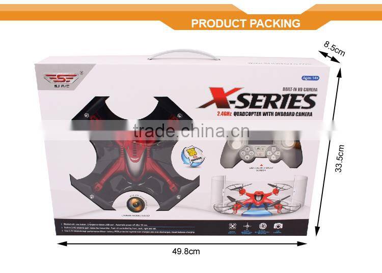 New arrivals 2016!2.4G 6-axle drones with hd camera and gps r44 helicopter VS syma x8w