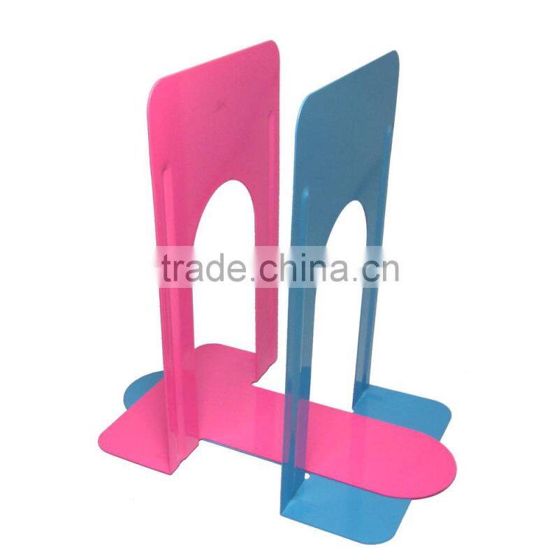 High quality colored 9" metal bookend
