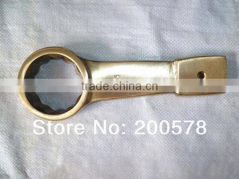 14mm Ring Slogging Spanner Hammer Striking Box End Wrench Al-Br Alloy Spanner