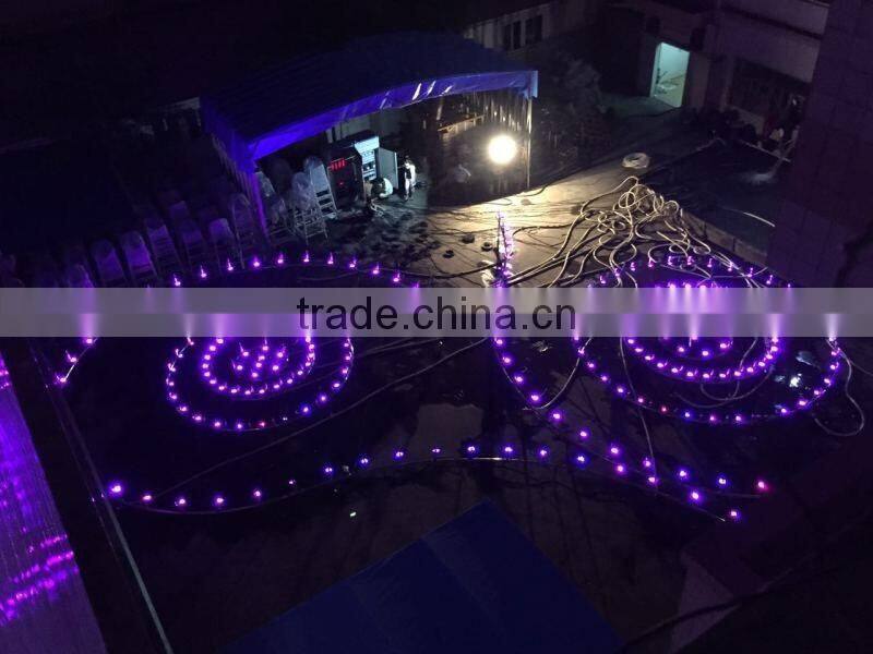 Stainless steel material and ornaments type chasing music fountain project