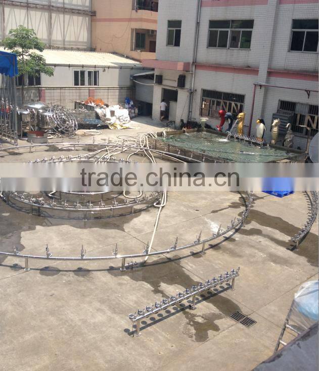 customized music dancing ganesh water fountain with lights