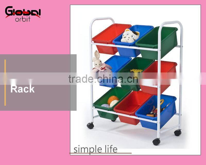 Simple of Stainless Steel Food Drink Retail Bottle Display Rack