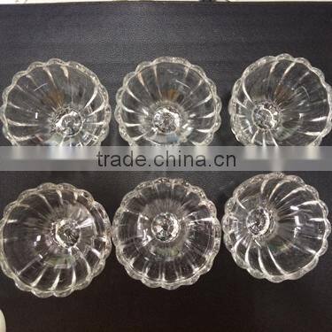 6pcs ice cream cup glassware set